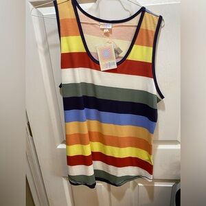 Lularoe 3XL Tank top Stripes
